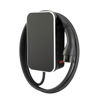 VOOL EV Lādētājs | 22 kW | 4G, Wi-Fi | 6.5 m | Matēti Melns